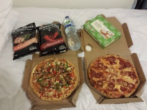 Canal food!  Yumyumyum