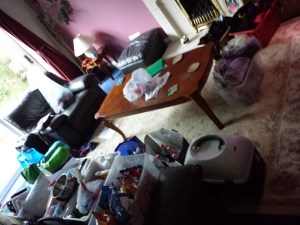 Packing...can't see the kitchen sink in there yet!