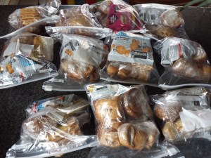 A small selection of tasty morsels...one for every checkpoint